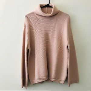 H&M Pink Turtleneck Sweater